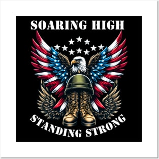 standing strong armed forces day 2024 Posters and Art